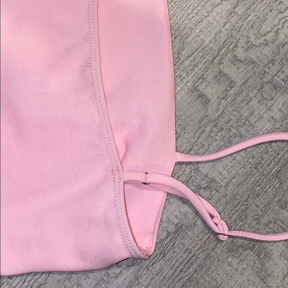 COPY - Reilly Cutout Ruffle Dress in Light Pink - Picture 9 of 11